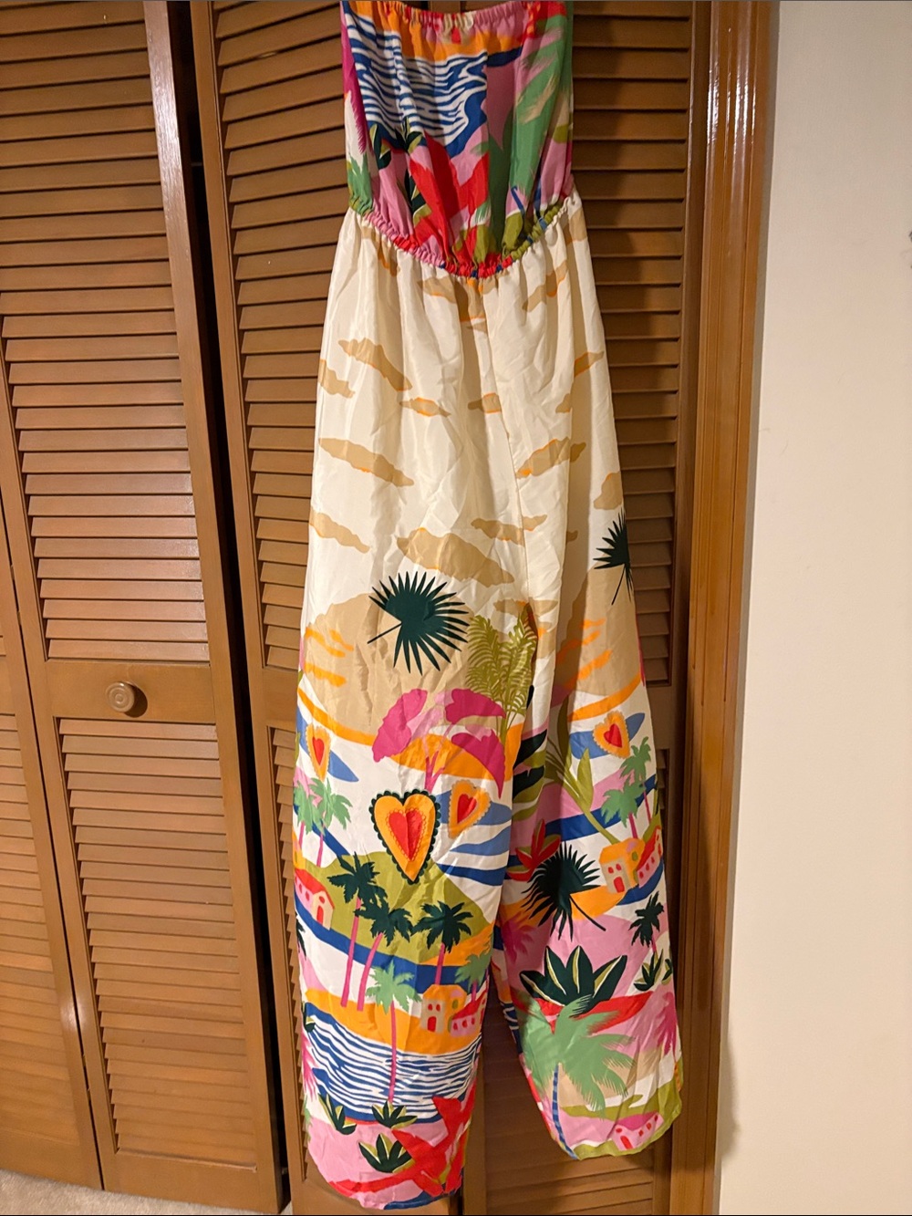 Tropical Print Maxi Romper - Picture 6 of 9